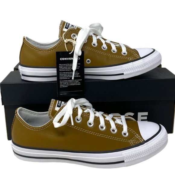 Converse Other - Converse Ctas OX Low Sneakers Skate For Men Shoes  Leather Brown Casual A09977C